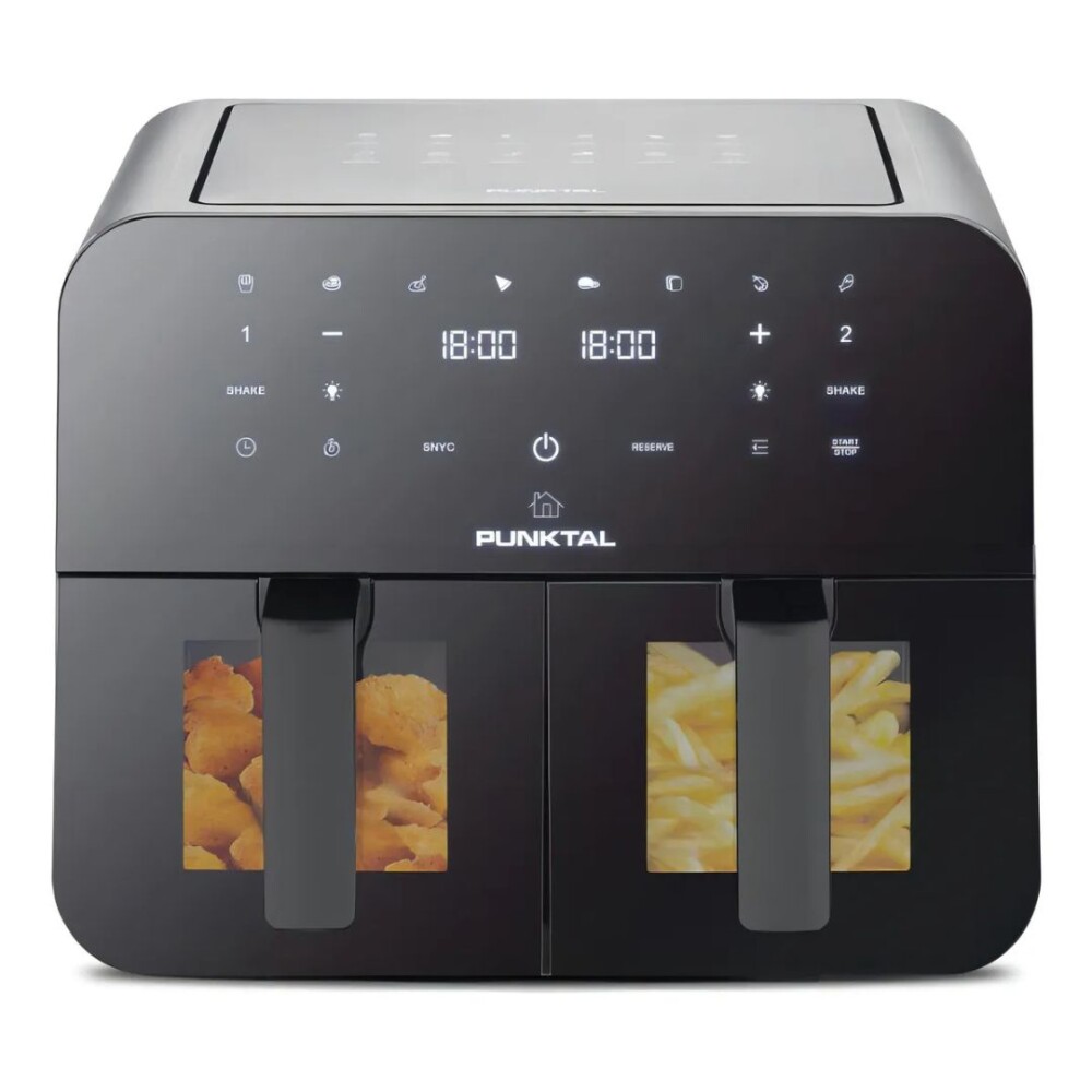 Freidora sin aceite doble digital - Capacidad 9L - Punktal Freidora sin aceite doble digital - Capacidad 9L - Punktal