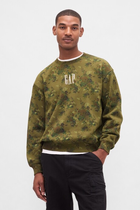 Buzo Deportivo Logo Gap Hombre Floral Print