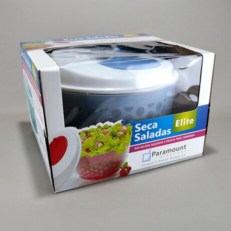 Secador Escurridor Colador Plástico de Vegetales Alimentos Blanco