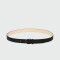 Longchamp -Cinturón de cuero, Longchamp 3D Negro