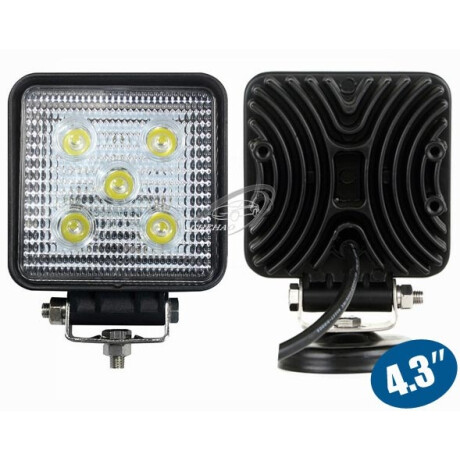 FARO LED - CUADRADO 11CM 5 LED MULTI VOLTAJE - FARO LED - CUADRADO 11CM 5 LED MULTI VOLTAJE -