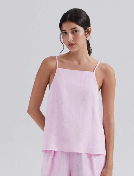 BLUSA SIN MANGAS ROSA