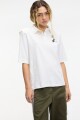 POLO CON PINS Blanco
