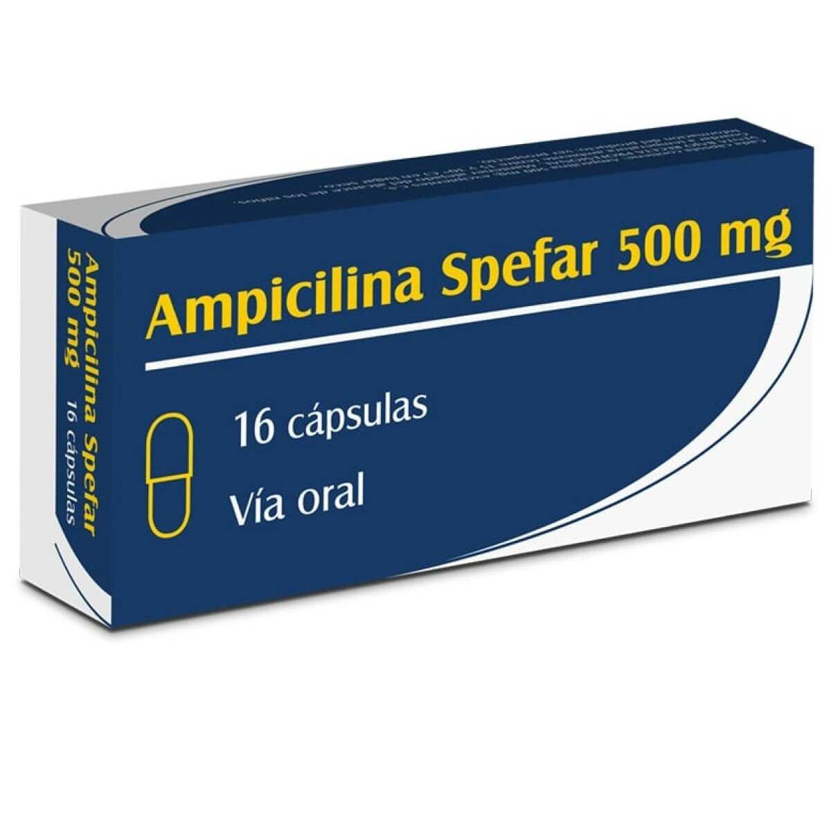 Ampicilina Spefar 500 Mg 16 Cápsulas 