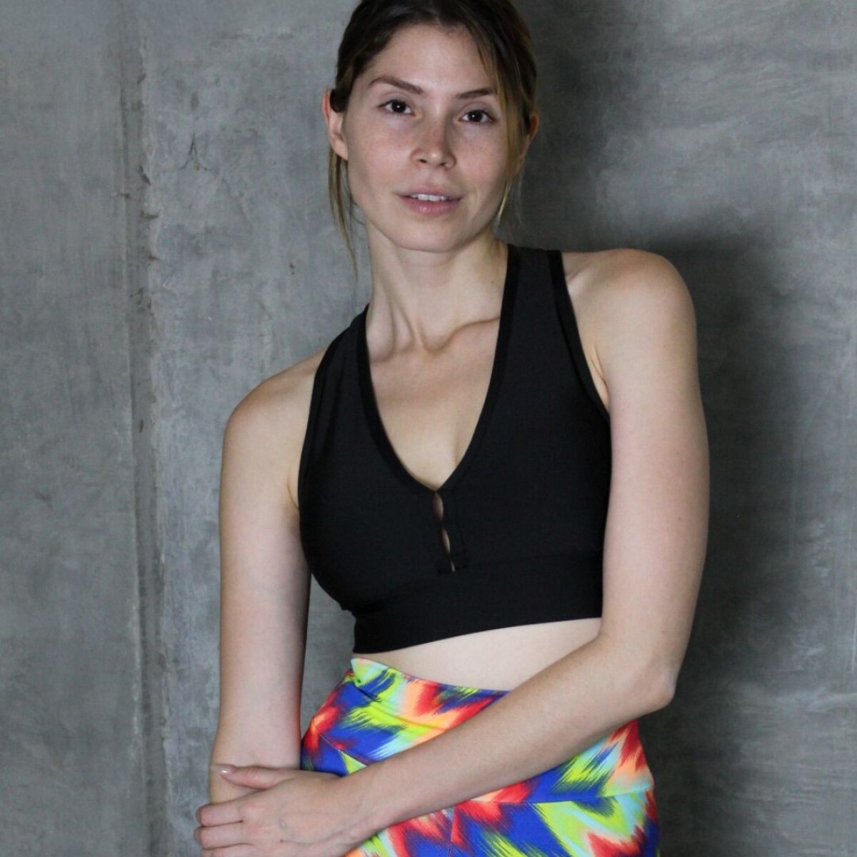 TOP BASICO NADADORA - NEGRO 