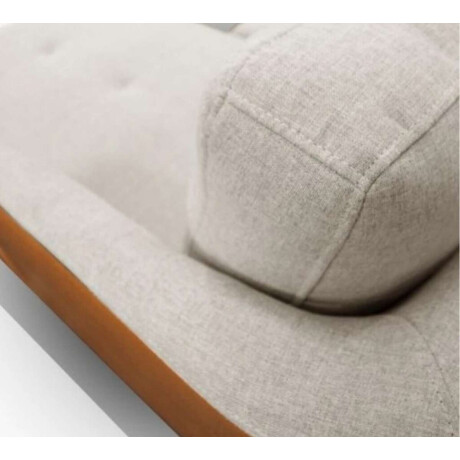 Sofa Con Chaise Triunfo 3 Cuerpos Marrion y beige Chaise Izquierdo