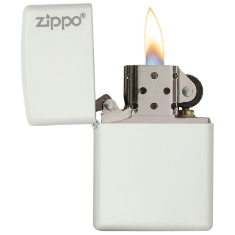 Encendedor Zippo Logo Blanco 0
