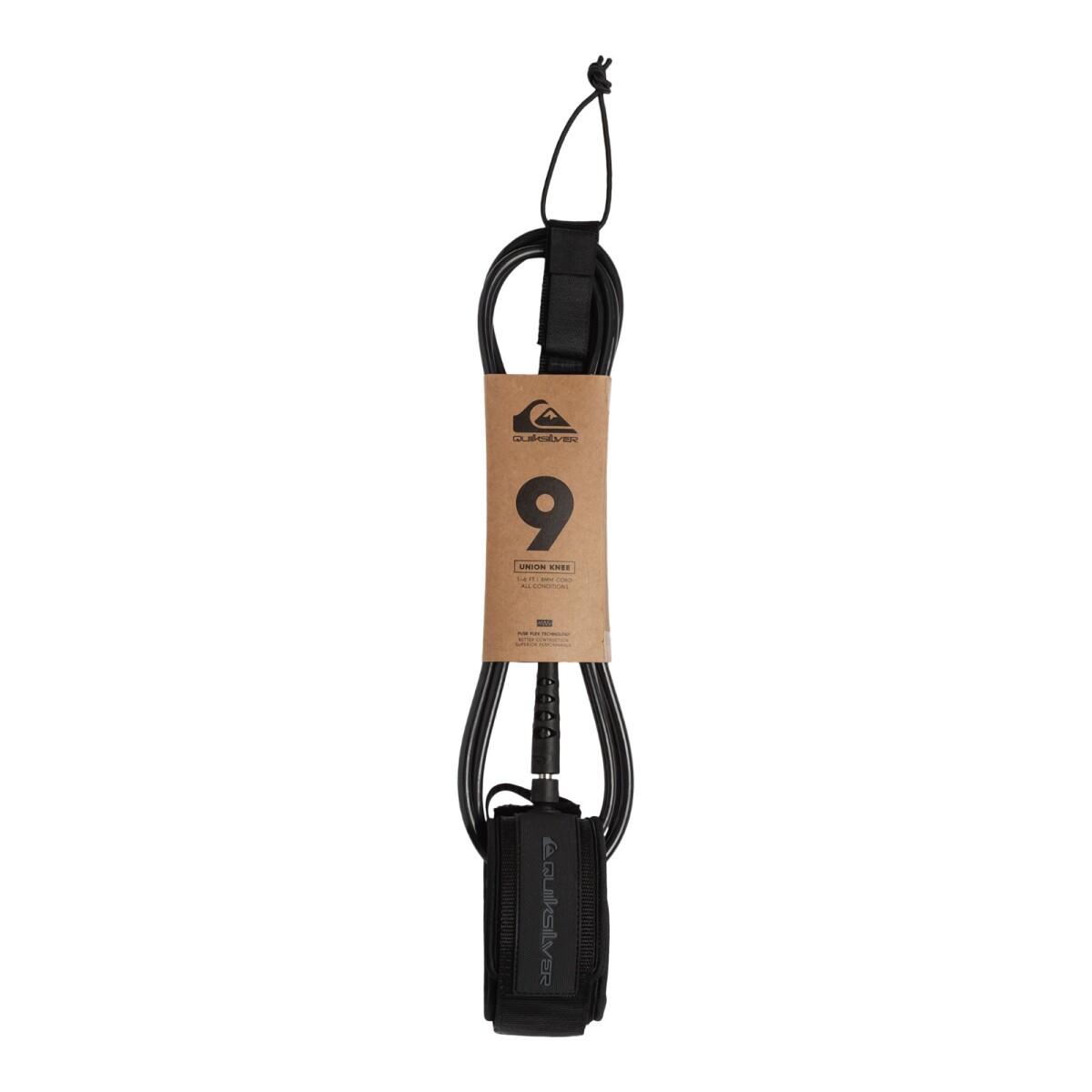 Leash Quiksilver para Longboard Union knee 9" (8 mm) 