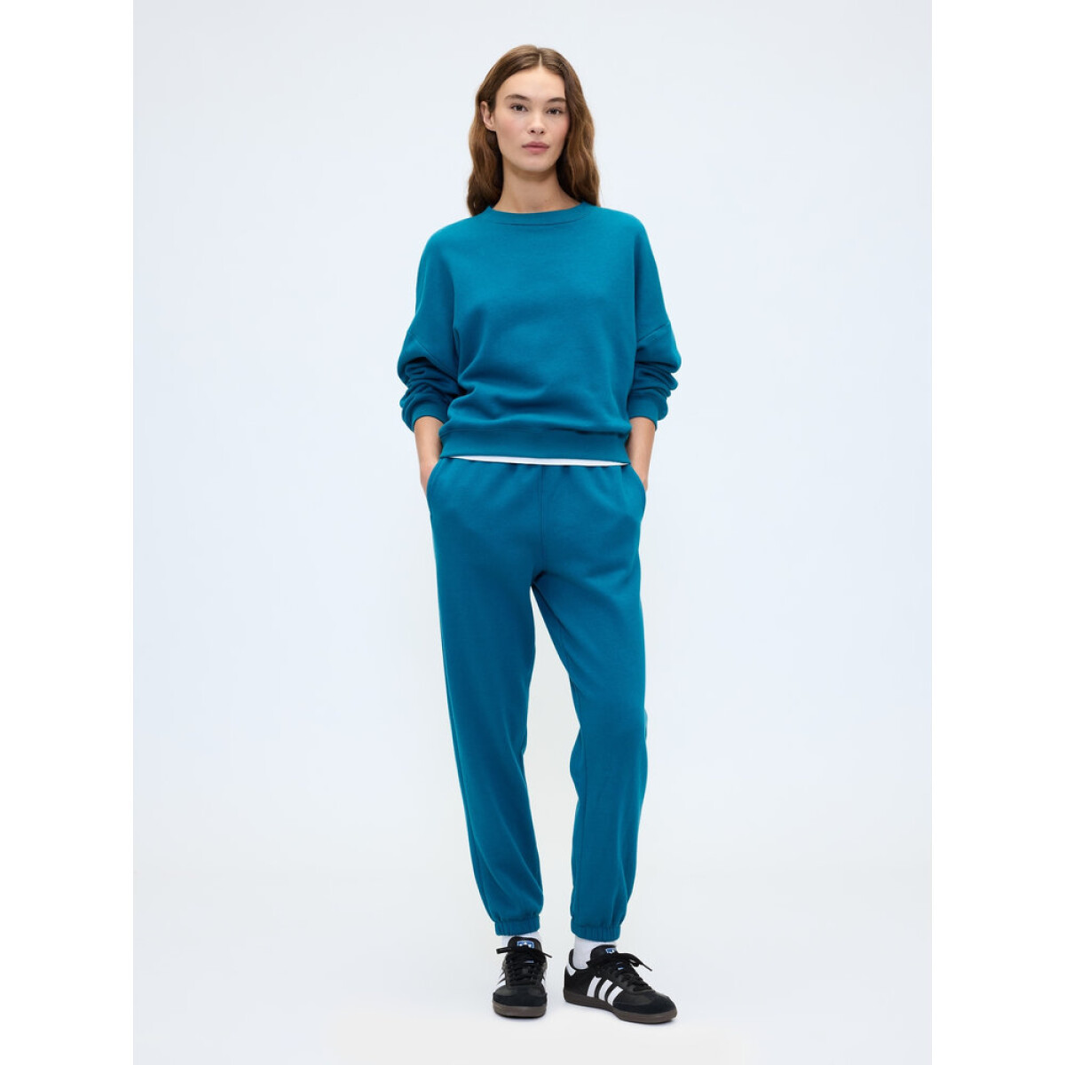 V-NL BASIC JOGGER - DEEP WATER TEAL 