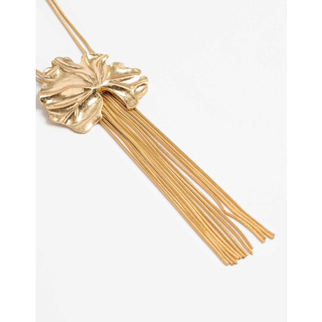 Collares Largos Metal Dorado Oro Amarillo