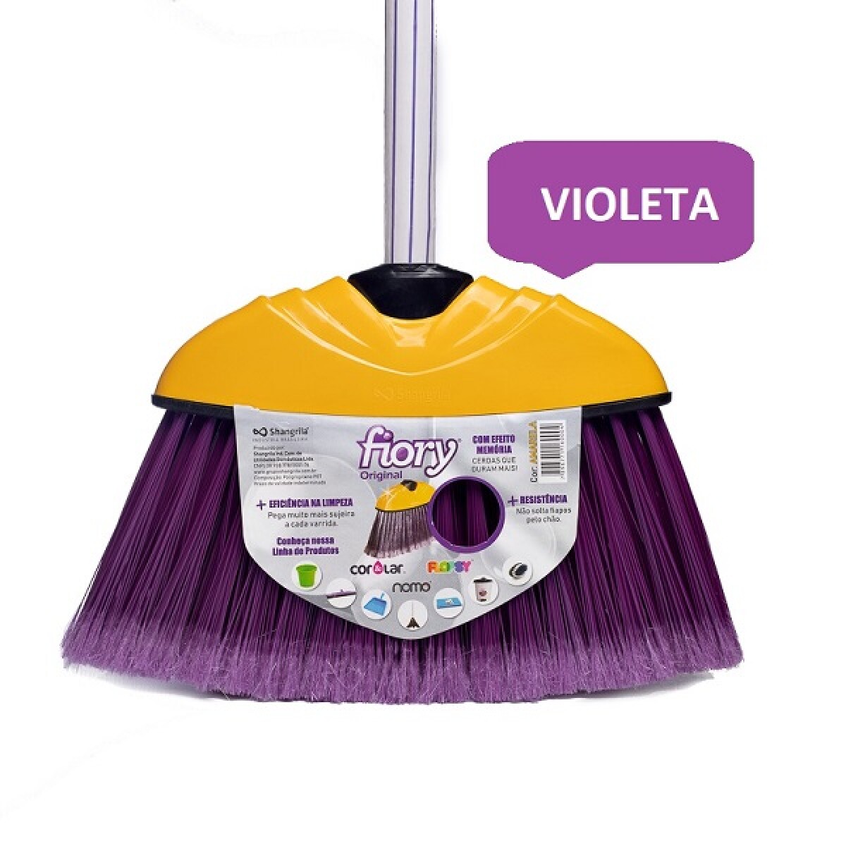 Escoba Fiory con cabo Rosa 70M 0060000106 