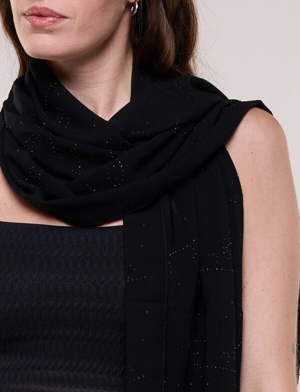 Pashmina Noche NEGRO
