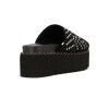 Sandalias Mujer Darkness Plataforma Y Tachas Negro