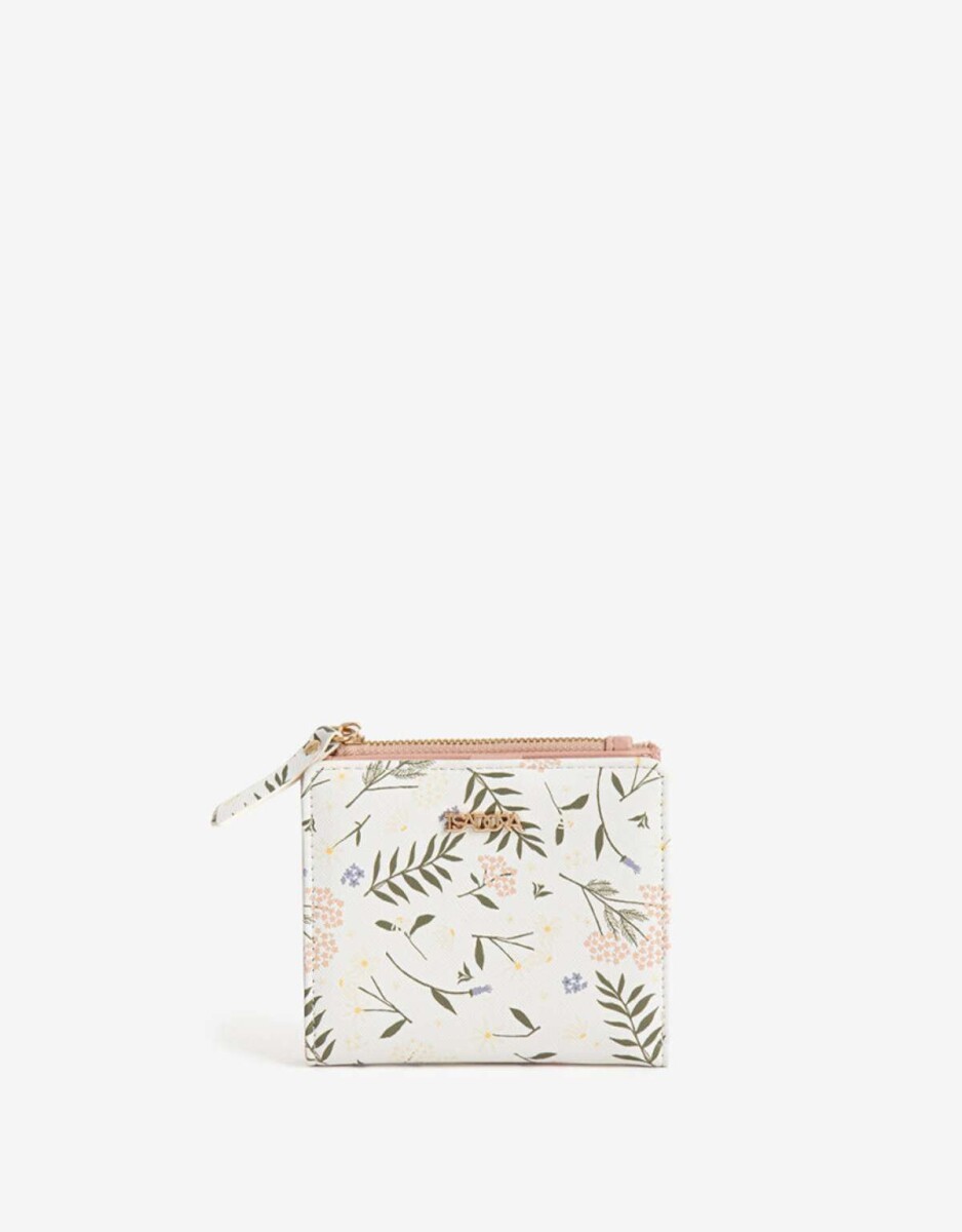 Billetera Chica - Estampado flores 