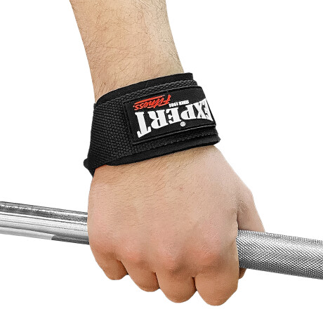 Straps Correa Muñequera Para Levantamiento De Pesas Negro