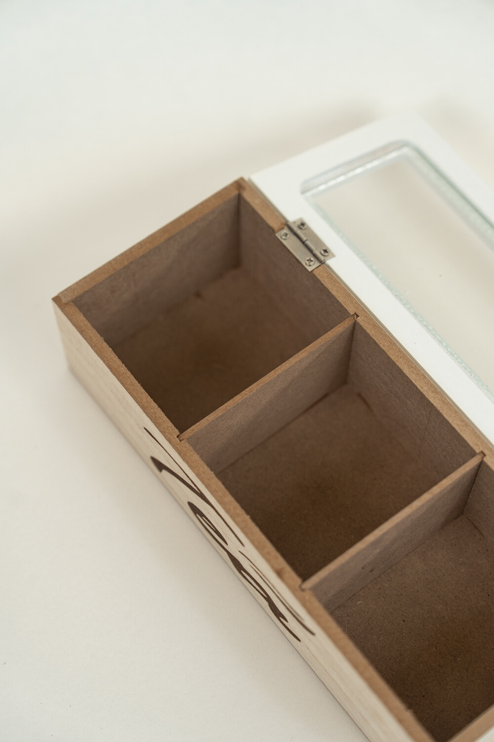 Caja Para Té Tea, 3 Separadores Color Unico
