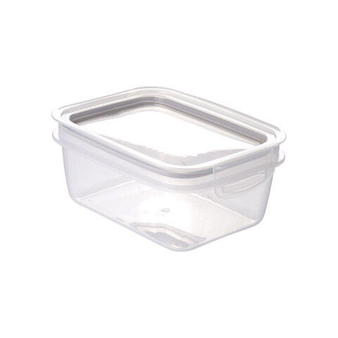 Recipiente Rectangular Dos Broches de 360 ml GRIS