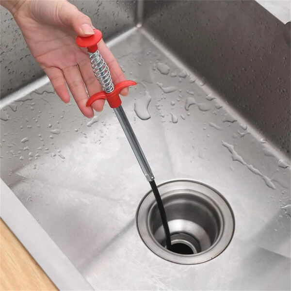 Destapa Caños Cañería 60 Cm 5mm Baño Tuberías Flexible Destapa Caños Cañería 60 Cm 5mm Baño Tuberías Flexible