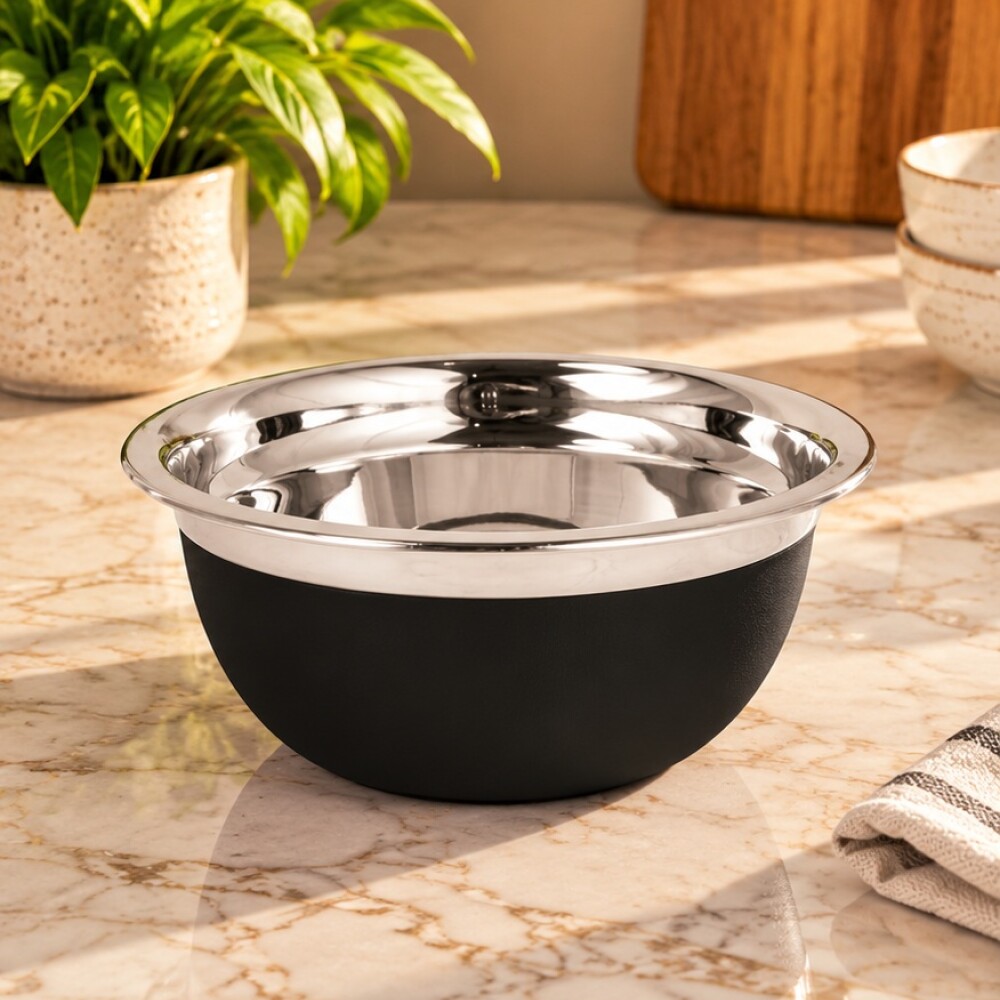 Bowl aleman acero inox 17 cm negro PRISMA Bowl aleman acero inox 17 cm negro PRISMA
