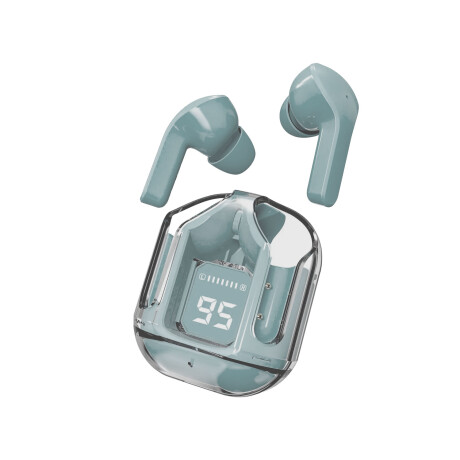 Auriculares BT Sonido Alta Calidad Ligero Estilo Compacto Celeste
