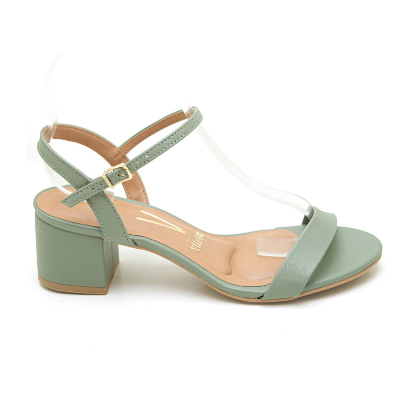 Sandalia Vizzano Taco Bajo de Mujer - 6291.900-8389 Verde