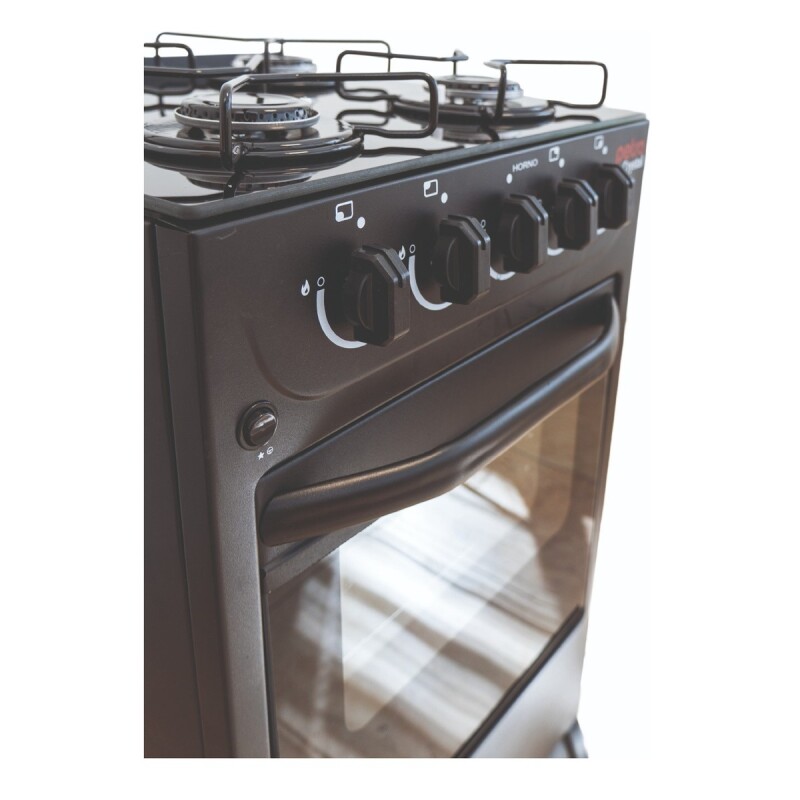 Cocina Petra Crystal 4h Negra A Super Gas Mesada De Vidrio Cocina Petra Crystal 4h Negra A Super Gas Mesada De Vidrio
