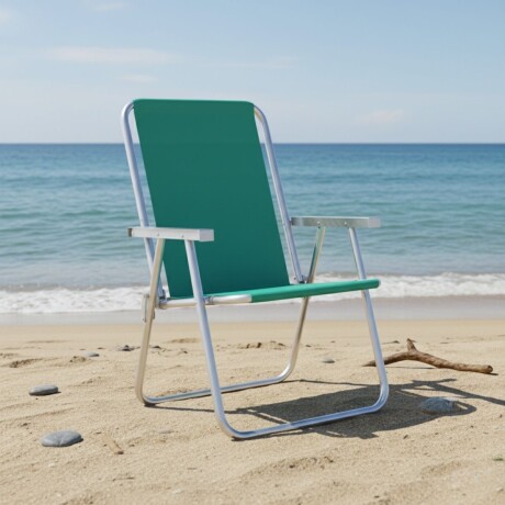 Silla Alta Conforto Aluminio VERDE