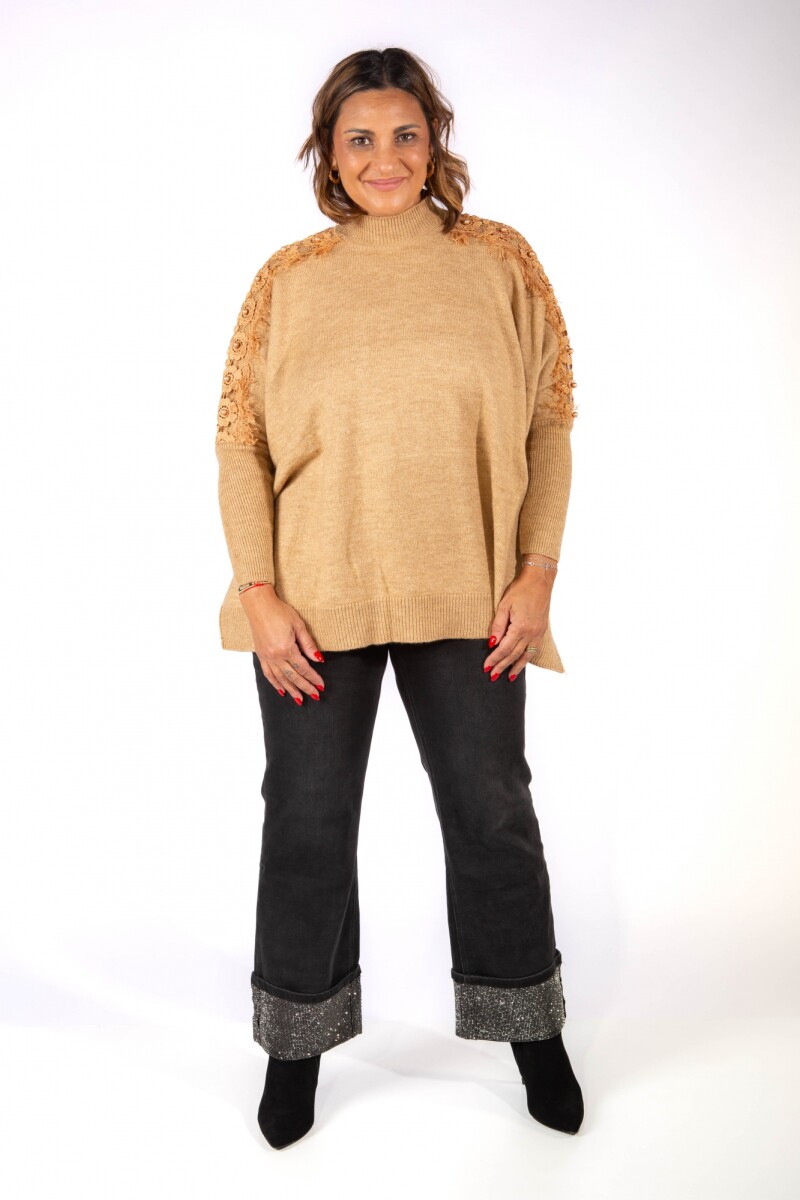 Sweater Alpine - camel 