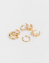 Bijou Cuff De metal Set De Cuff Metálicos - Dorado