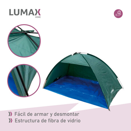 Carpa Lumax tipo playera con Piso 220x120 cm Carpa Lumax tipo playera con Piso 220x120 cm