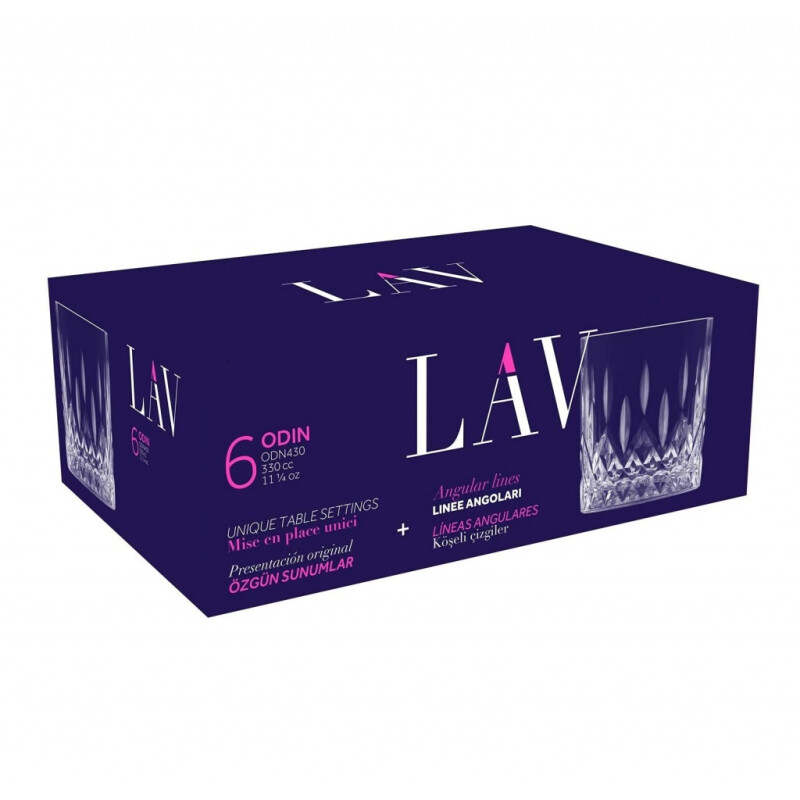 Vaso de Whisky Odin 330ml - Set x6 Vaso de Whisky Odin 330ml - Set x6