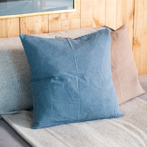 Almohadón lino denim Almohadón lino denim