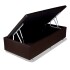 Box Baúl Eco Cuero chocolate 1 Plaza 88 x 188 x 45