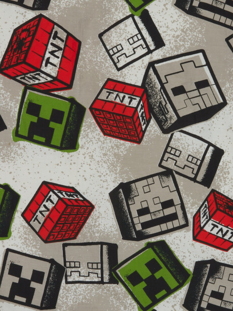 Juego funda nórdica MINECRAFT 155x220 gr Juego funda nórdica MINECRAFT 155x220 gr