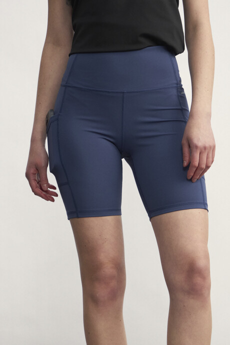 Calza corta Fitness Azul marino