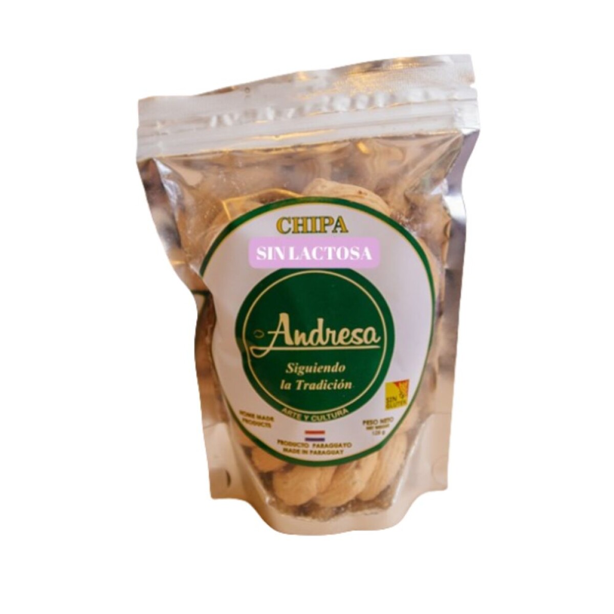 Andresa Chipitas Sin Lactosa 125g 