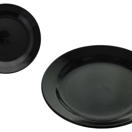 PLATO POSTRE CERAMICA NEGRO 19CM DIAM 2CM ALTO 23958 PLATO POSTRE CERAMICA NEGRO 19CM DIAM 2CM ALTO 23958