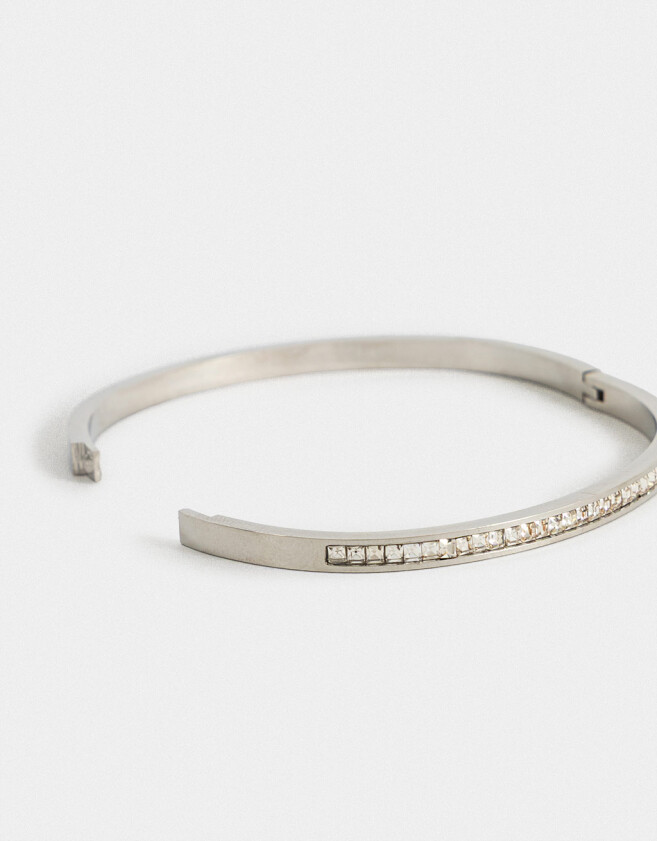 Pulseras Rígidas Acero quirúrgico Pulsera De Acero Quirúrgico - Dorado