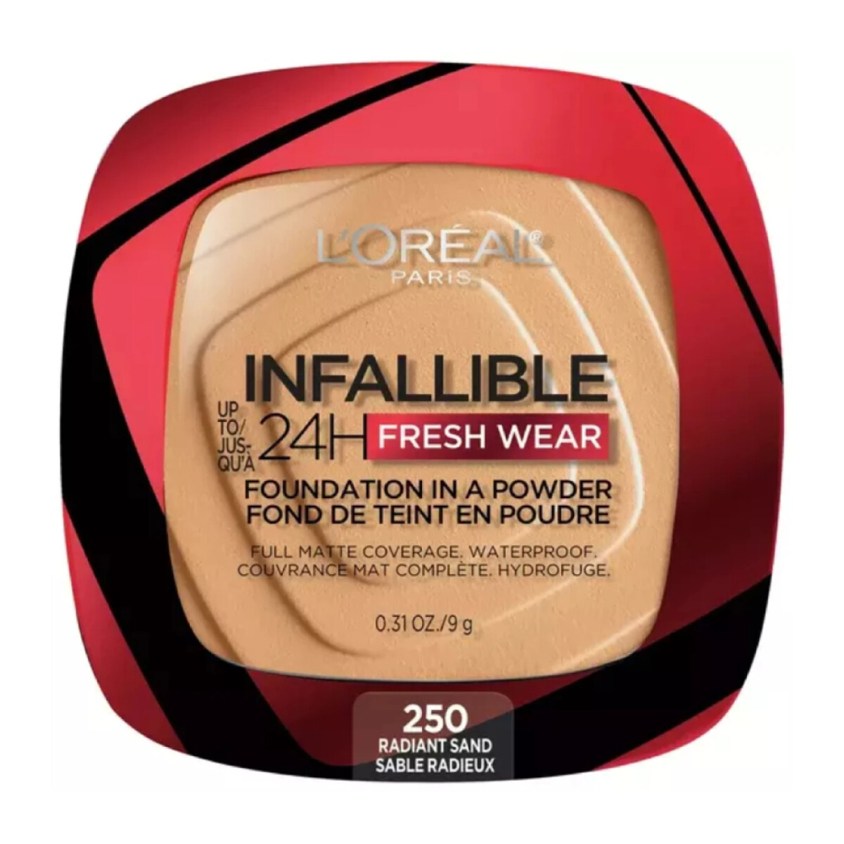 Base de Maquillaje en Polvo L'Oréal Paris Infallible 24H Fresh Wear Radiant Sand 9g 