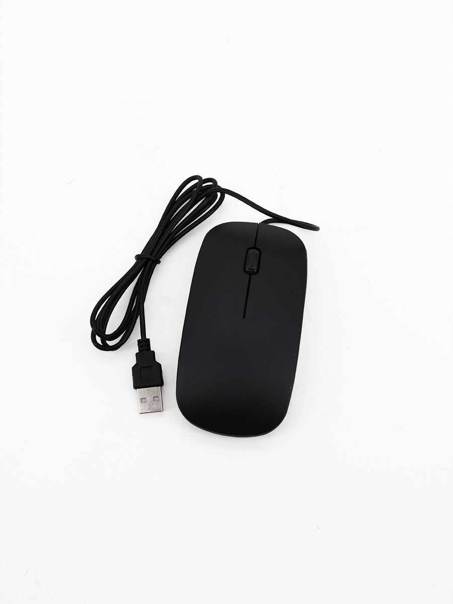 MOUSE CON CABLE - NEGRO 
