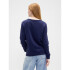 V-LOGO DOORBUSTER CREW NEW NAVY