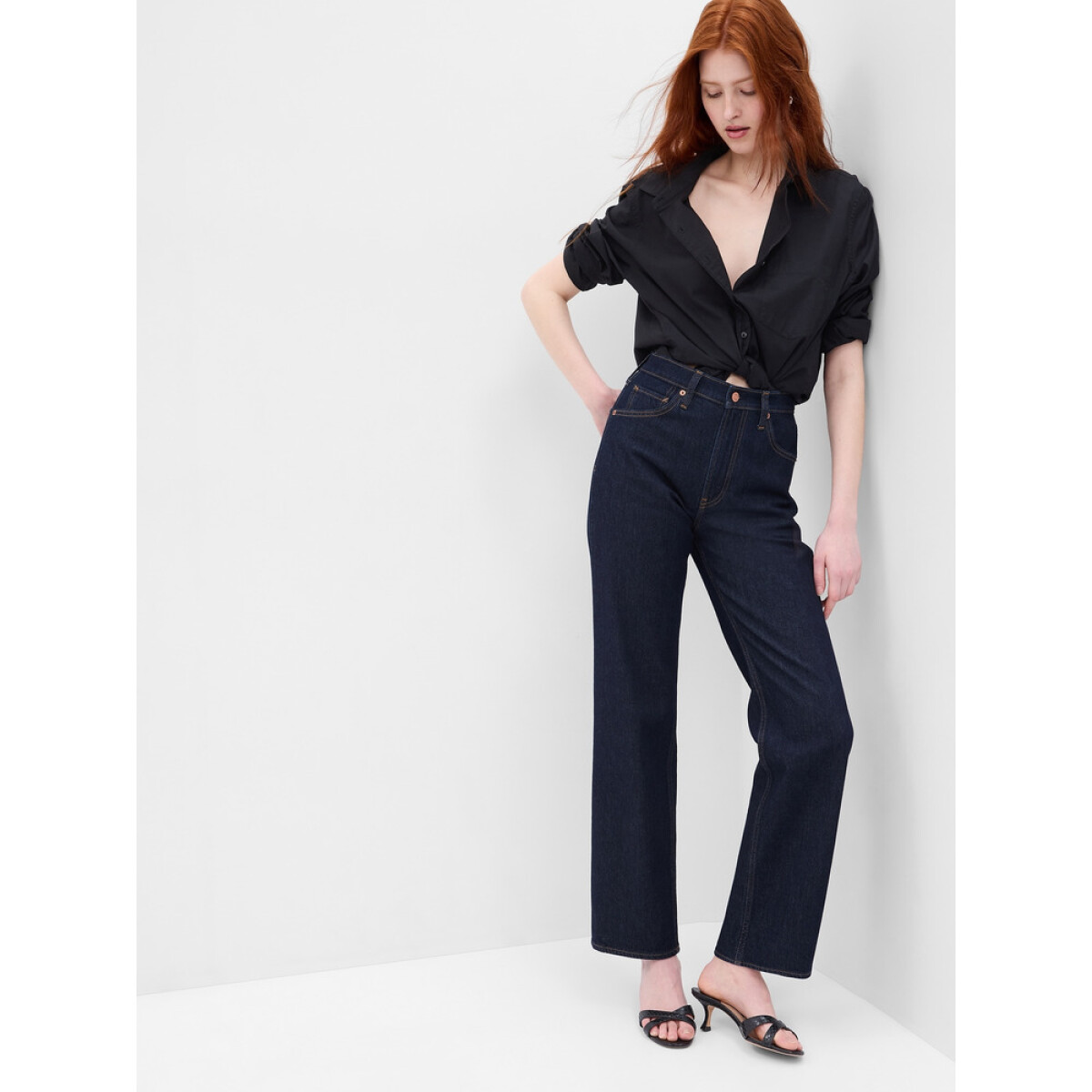 90S LOOSE HR DK BOLSEN - DARK INDIGO 