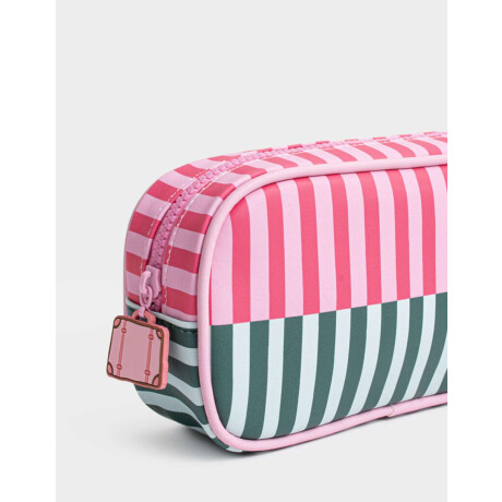 Cartuchera Estampada Combinacion Tricolor