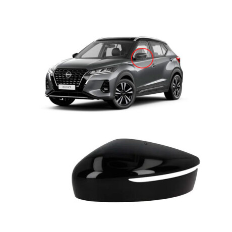 ESPEJO NISSAN CARCASA TAPA IZQ KICKS LISA NEGRA METAGAL ESPEJO NISSAN CARCASA TAPA IZQ KICKS LISA NEGRA METAGAL