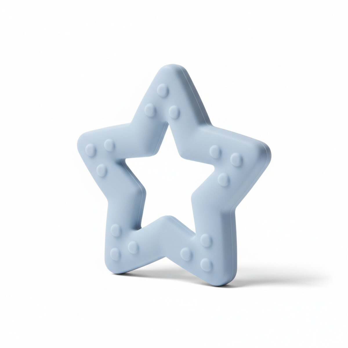 Mordillo silicona estrella Mumlove - celeste 
