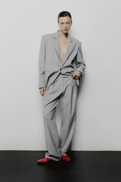 0008 BLAZER LINO CAFÉ Gris