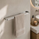 TOALLERO RECTANGULAR METAL LATON CROMADO BRILLO 60CM CROMO