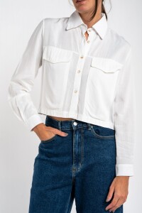 Camisa Crop Nacar