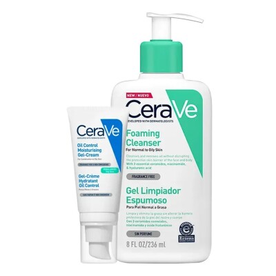 Pack Cerave Gel Limpiador Espumoso + Gel Crema Oil Control Pack Cerave Gel Limpiador Espumoso + Gel Crema Oil Control
