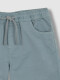 Pantalon Con Cinturilla Elastica Azul